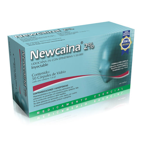 Anestesia Newcaína 2% Vidrio