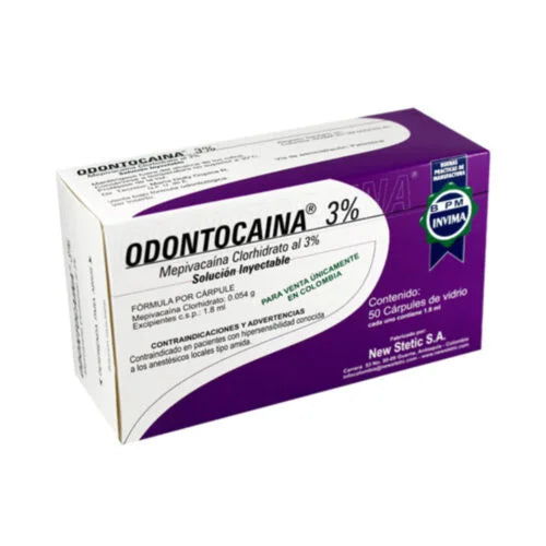 Anestesia Odontocaína 3%