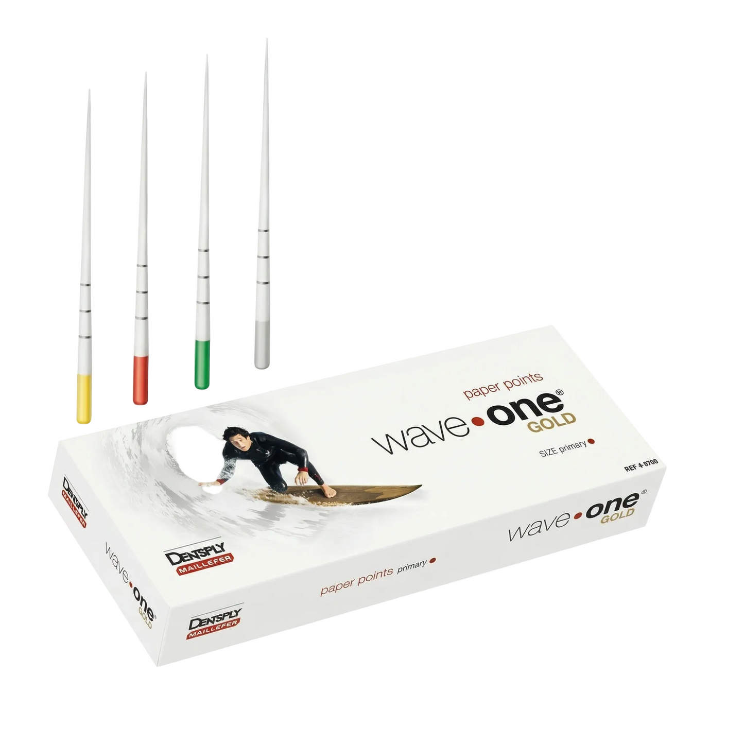 Puntas de Papel WaveOne Gold Maillefer — Caja x180