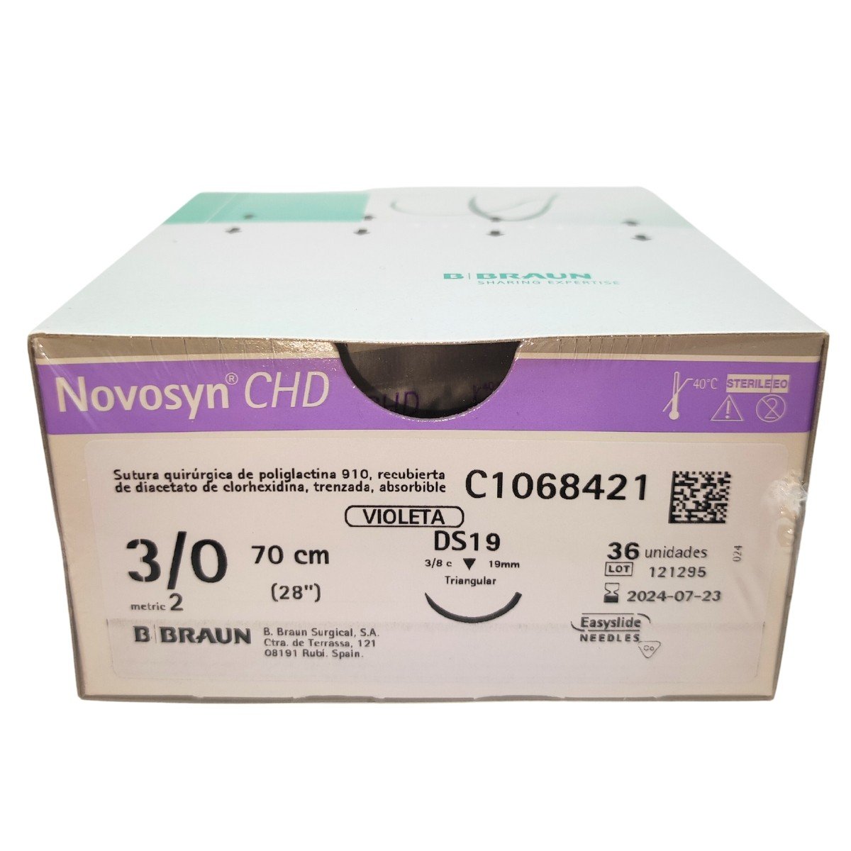 Sutura Reabsorbible Novosyn 3/0