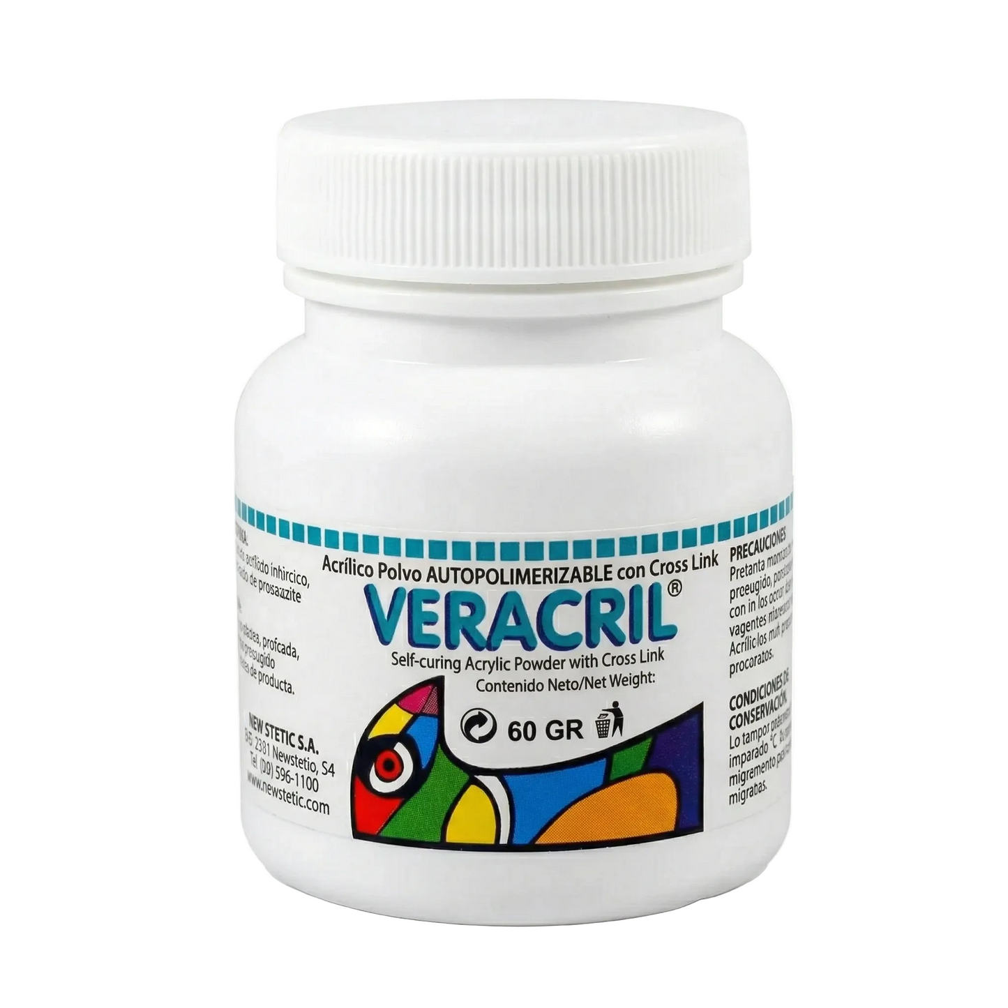 Acrílico Polvo Veracryl — 60gr