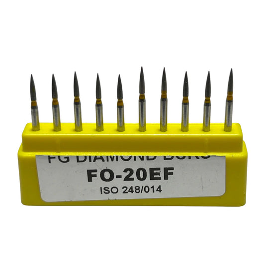 Fresa Diamante Llama FO-20EF Amarilla