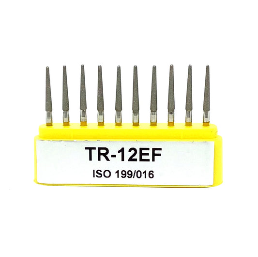 Fresa Diamante Tronco Plana TF-12EF Amarilla
